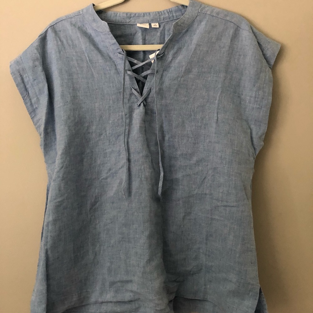 Gap Lace Up Top